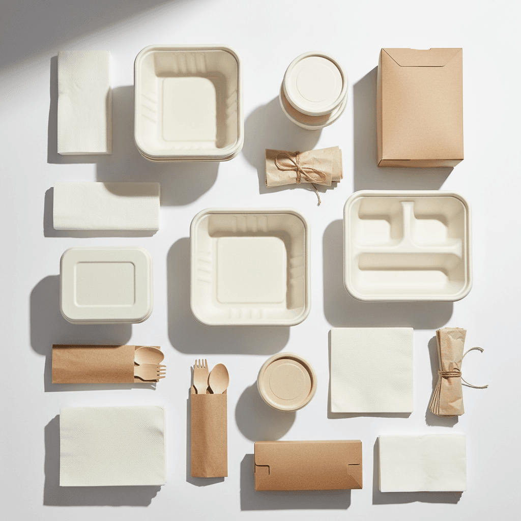 Food service disposables and packaging