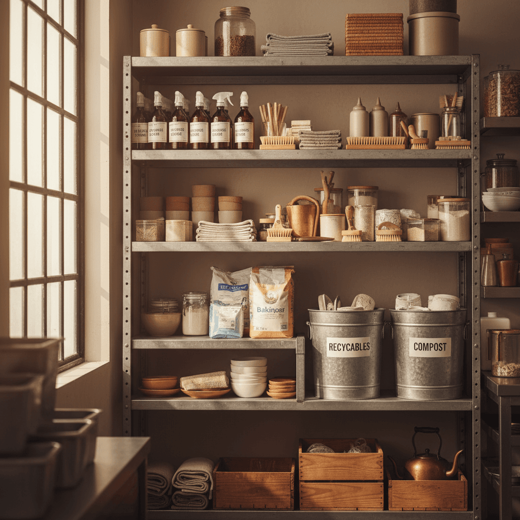 Back-of-house supplies and storage